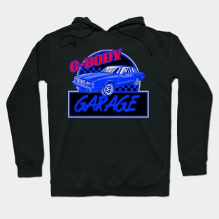 G-Body Garage Car Checkered Flag Racer Hoodie